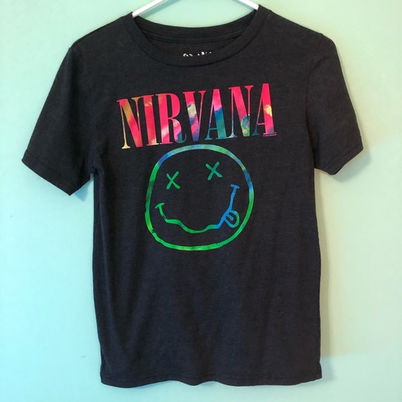 nirvana tie dye shirt